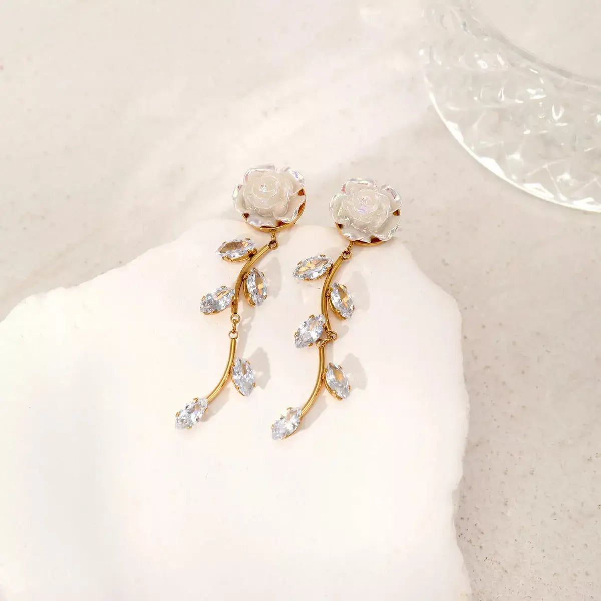 Flower Drop Earrings Simply Love