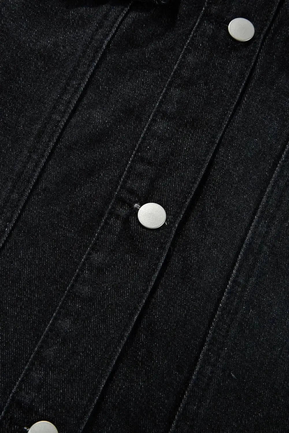 Chic raw hem denim shirt - Love Salve 