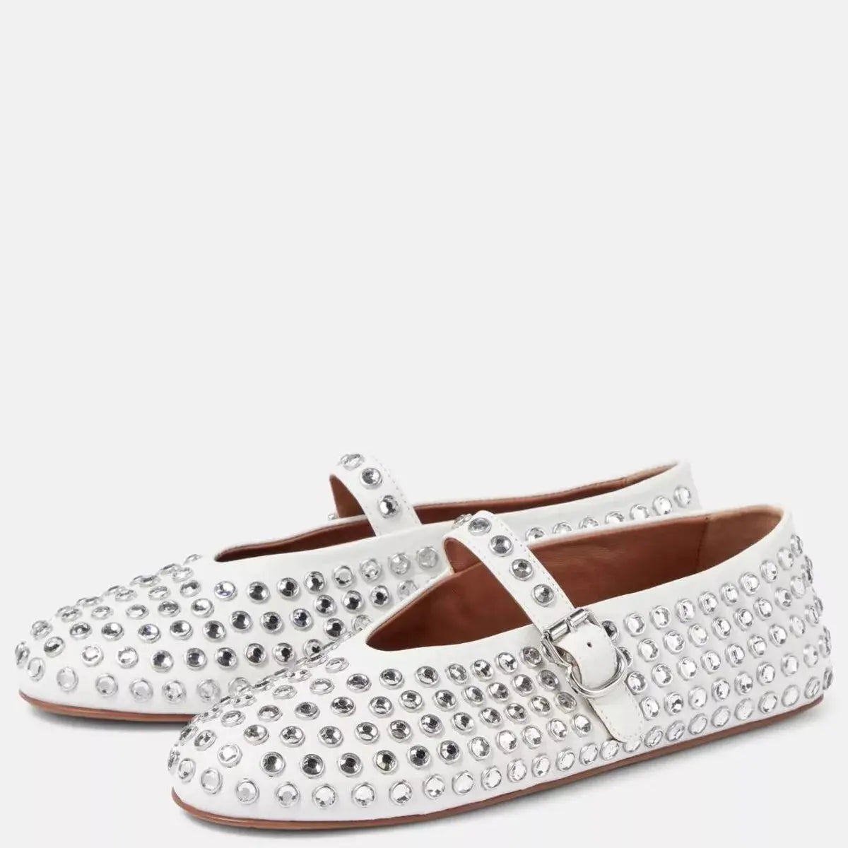 Studded Round Toe Slip-Ons Simply Love