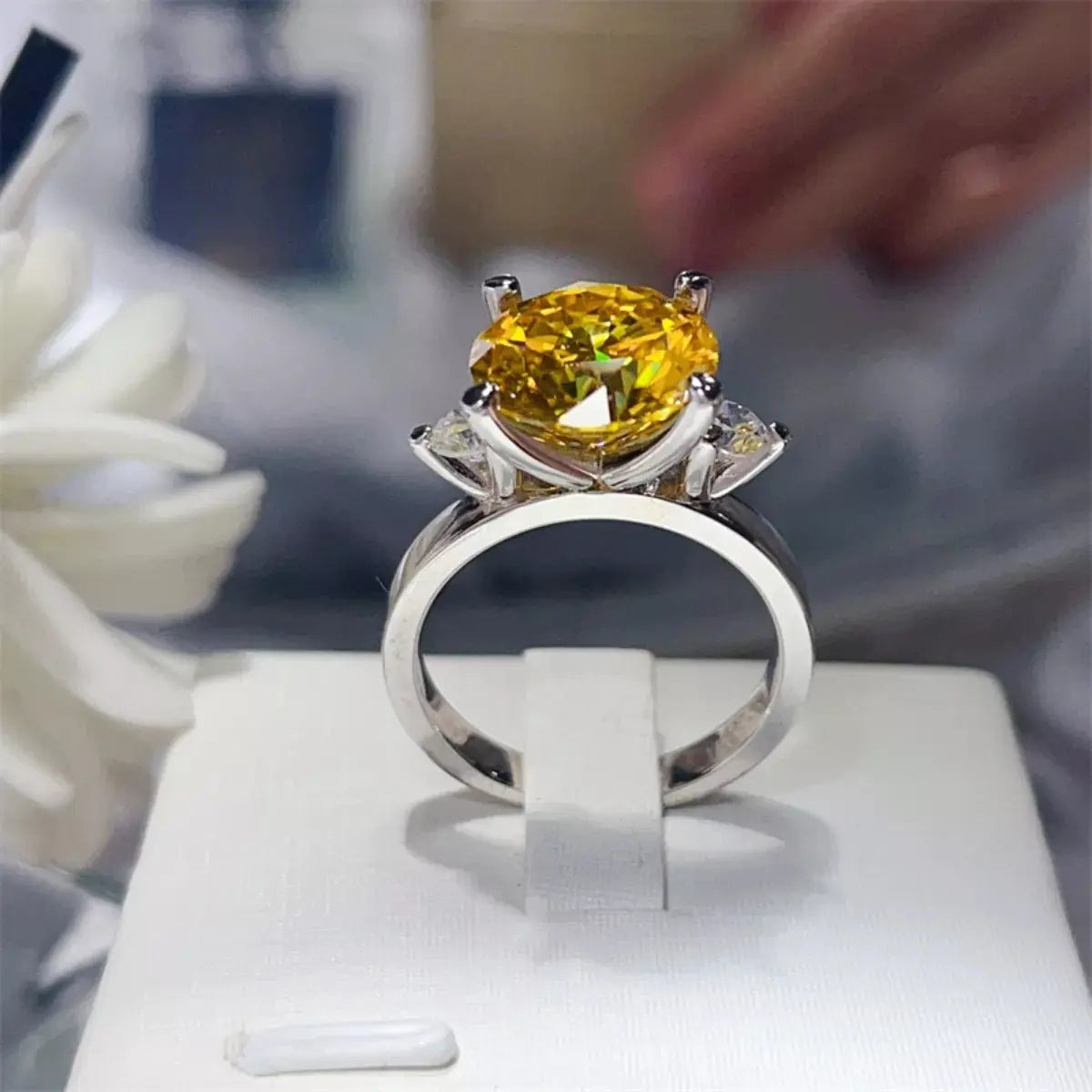 5 Carat Moissanite 925 Sterling Silver Ring Simply Love