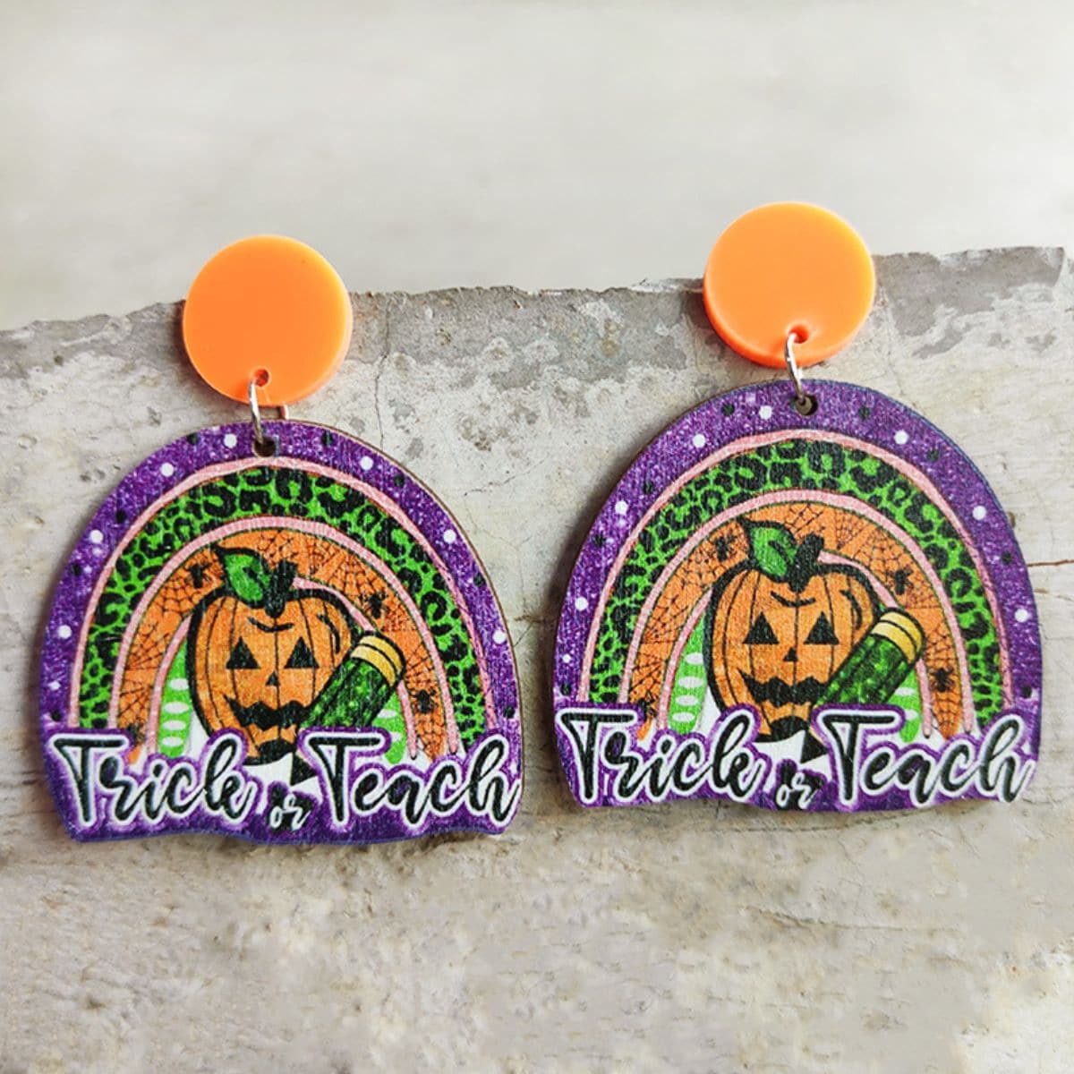 Spooktacular Halloween dangle earrings