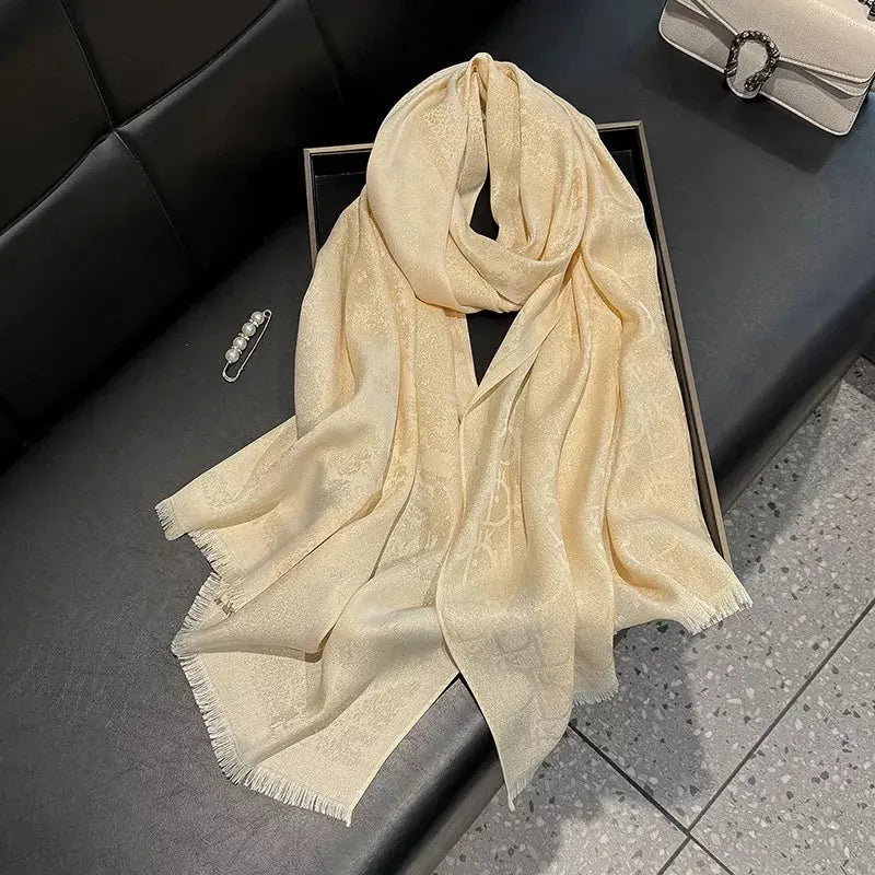 Raw Hem Warm Scarf Simply Love