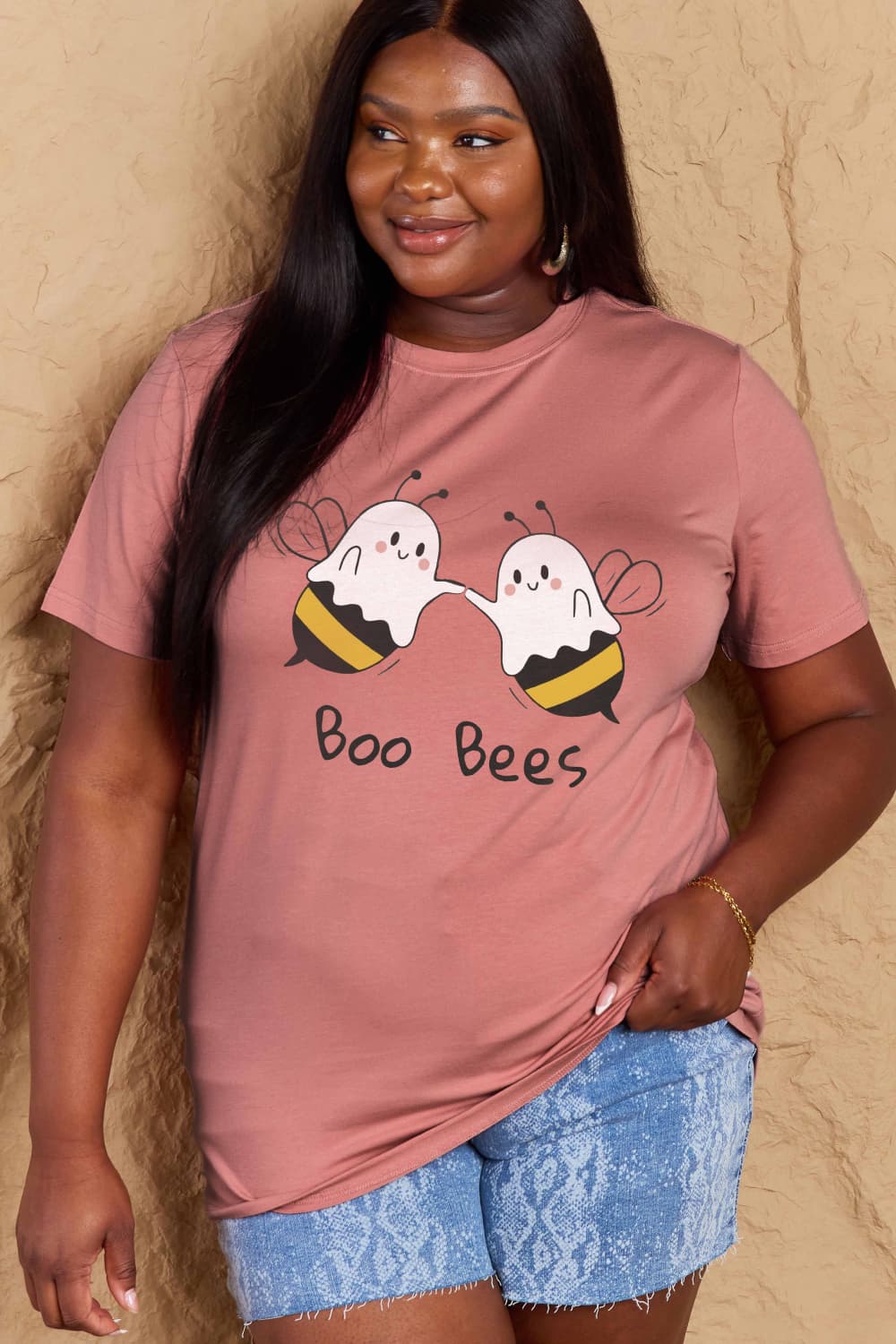 Simply Love Full Size BOO BEES Graphic Cotton T-Shirt Simply Love