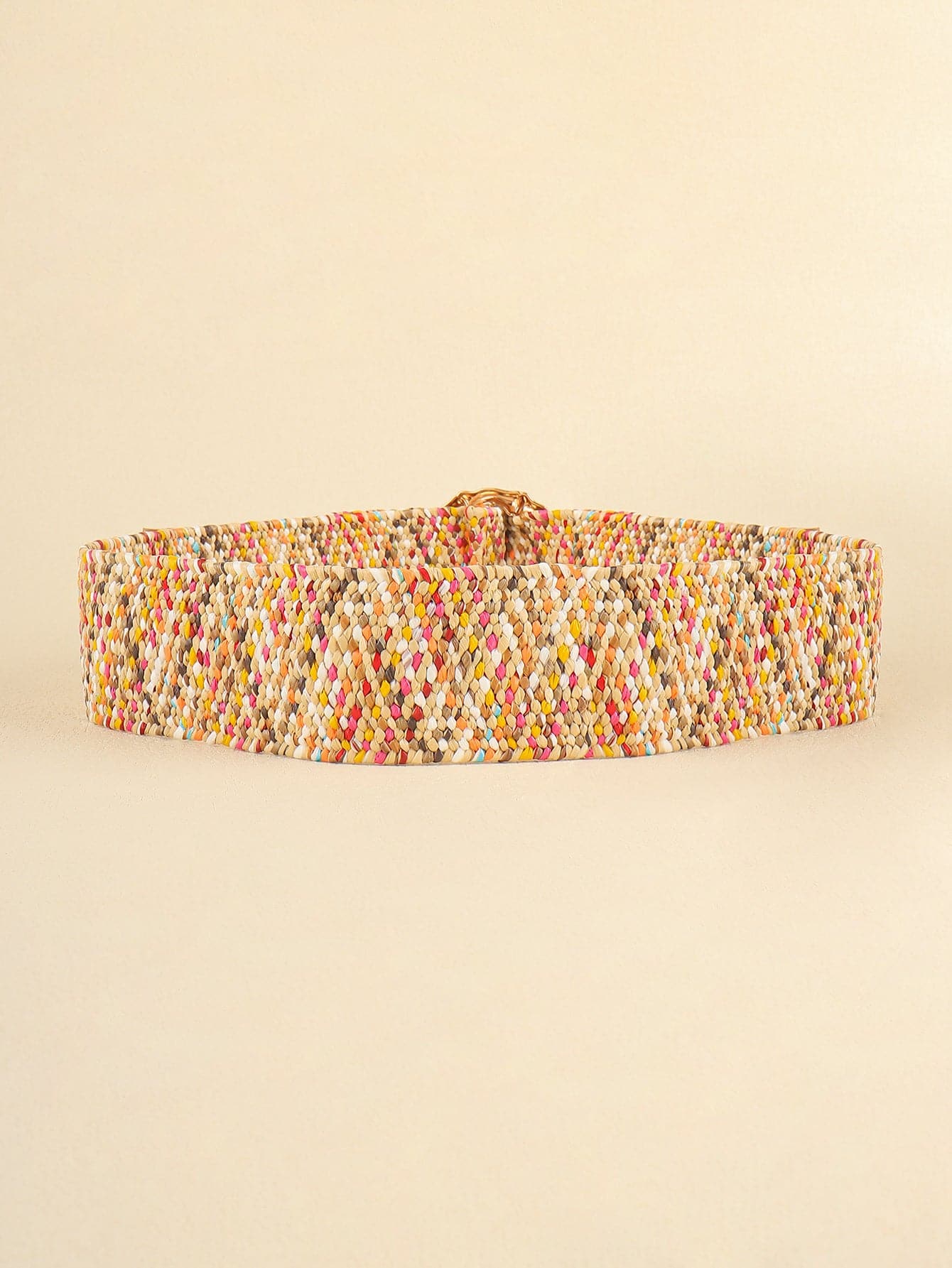 Multicolored Wide Belt.