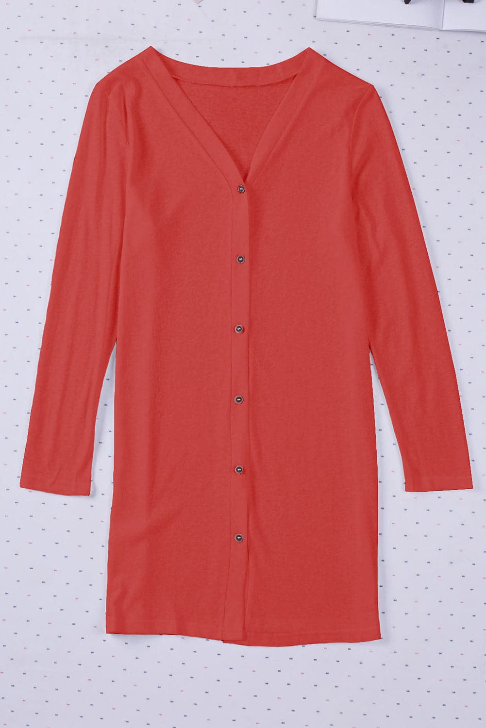 Button Up Long Sleeve Cover Up.