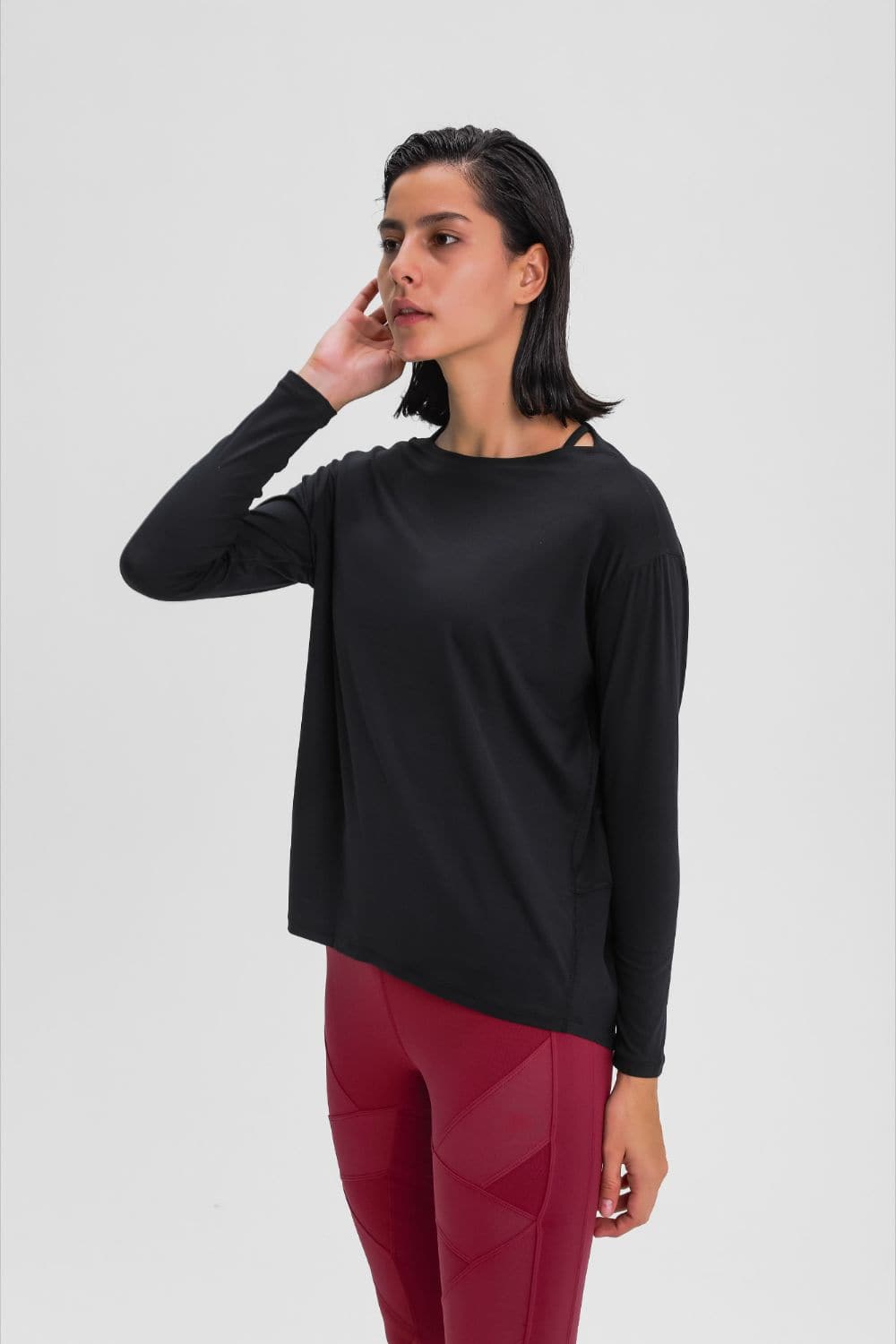 Loose Fit Active Top.