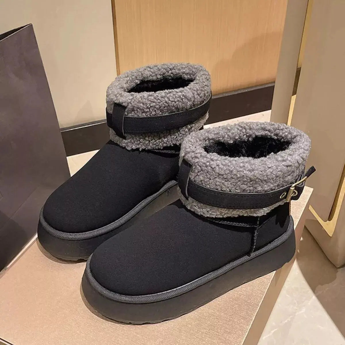 Cozy Plush-Lined Winter Ankle Boots Simply Love