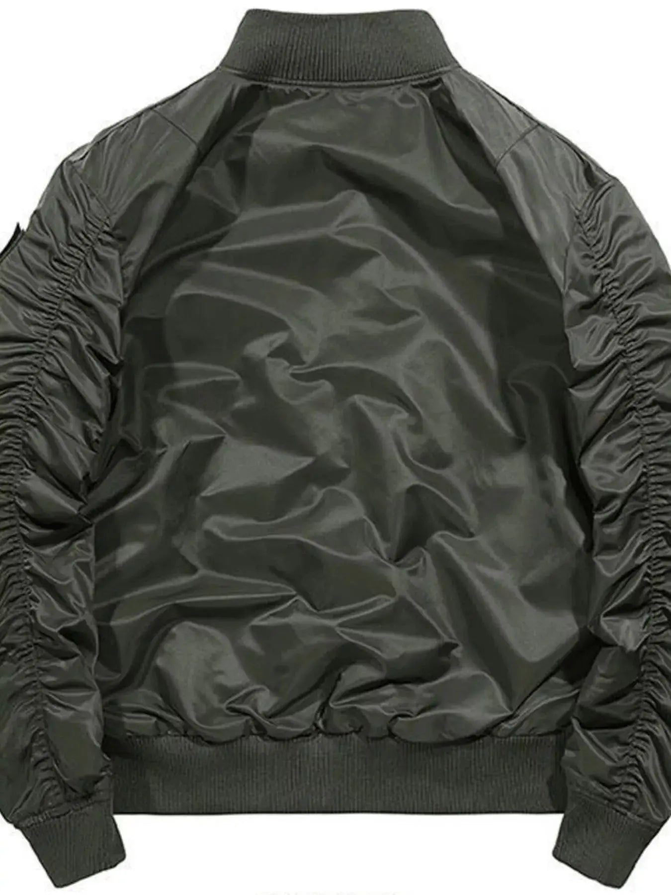 Men's Plus Size Zip Up Bomber Jacket with Multiple Pockets Simply Love