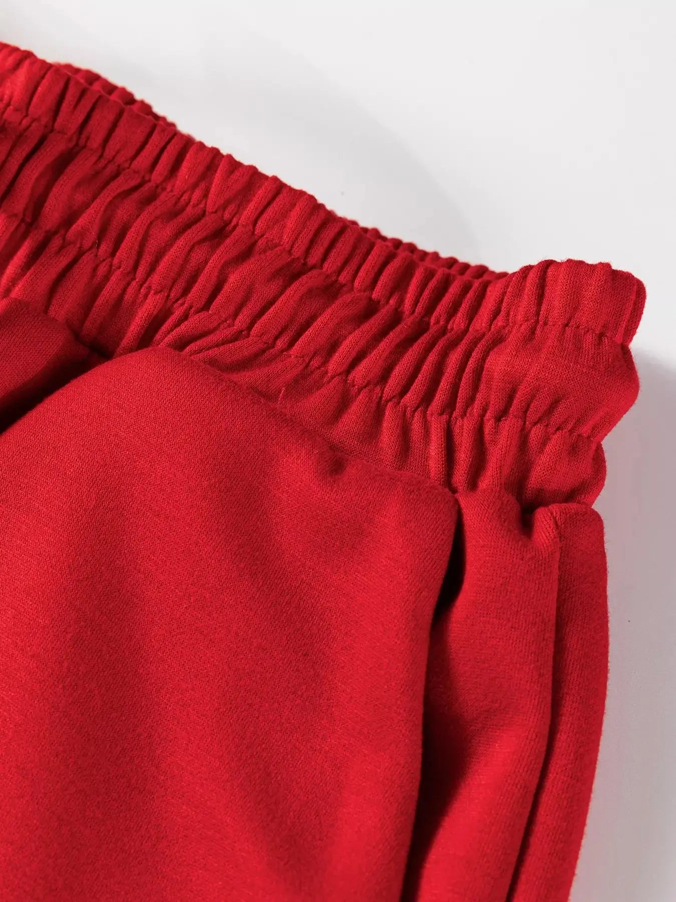 Polo Collar V Neck 3/4 Sleeve Pullover Drawstring Bell Bottom Pants 2pcs Set Simply Love