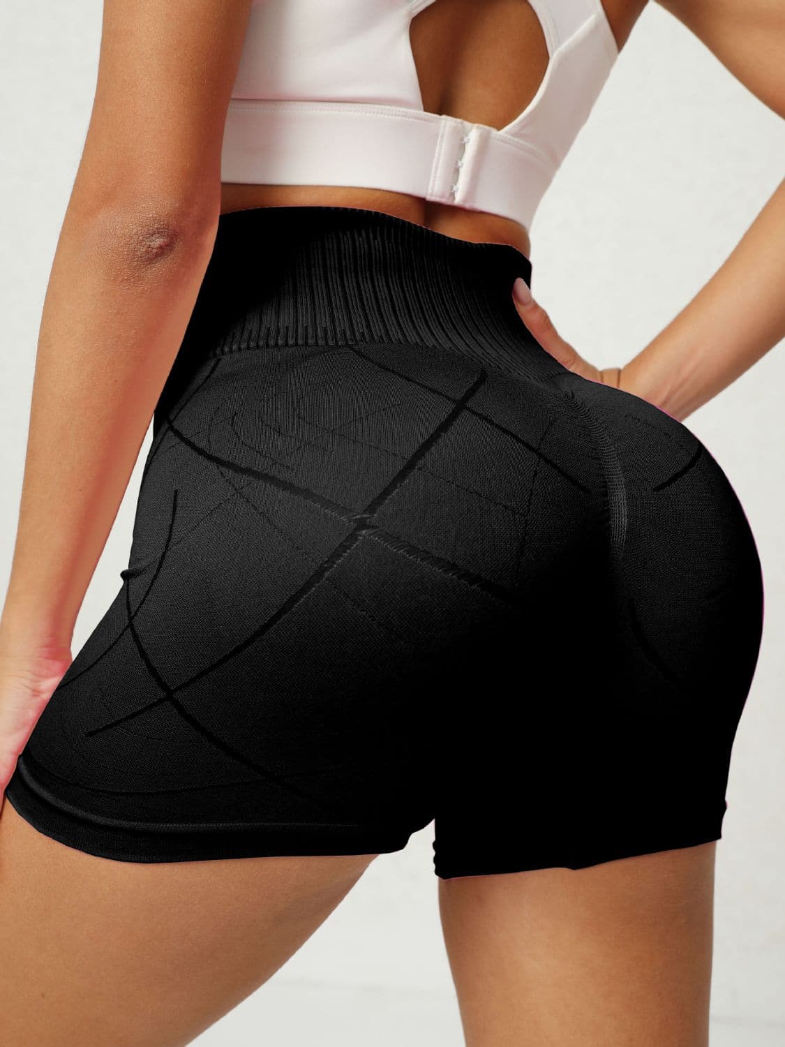 High Waist Active Shorts.