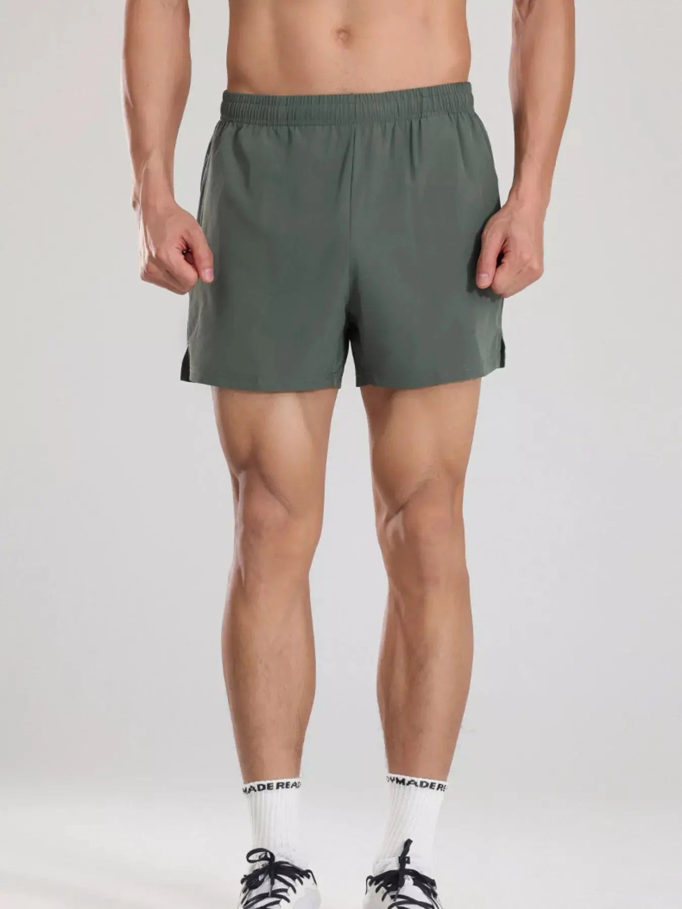 Men's Plus Size Elastic Waist Active Shorts Simply Love