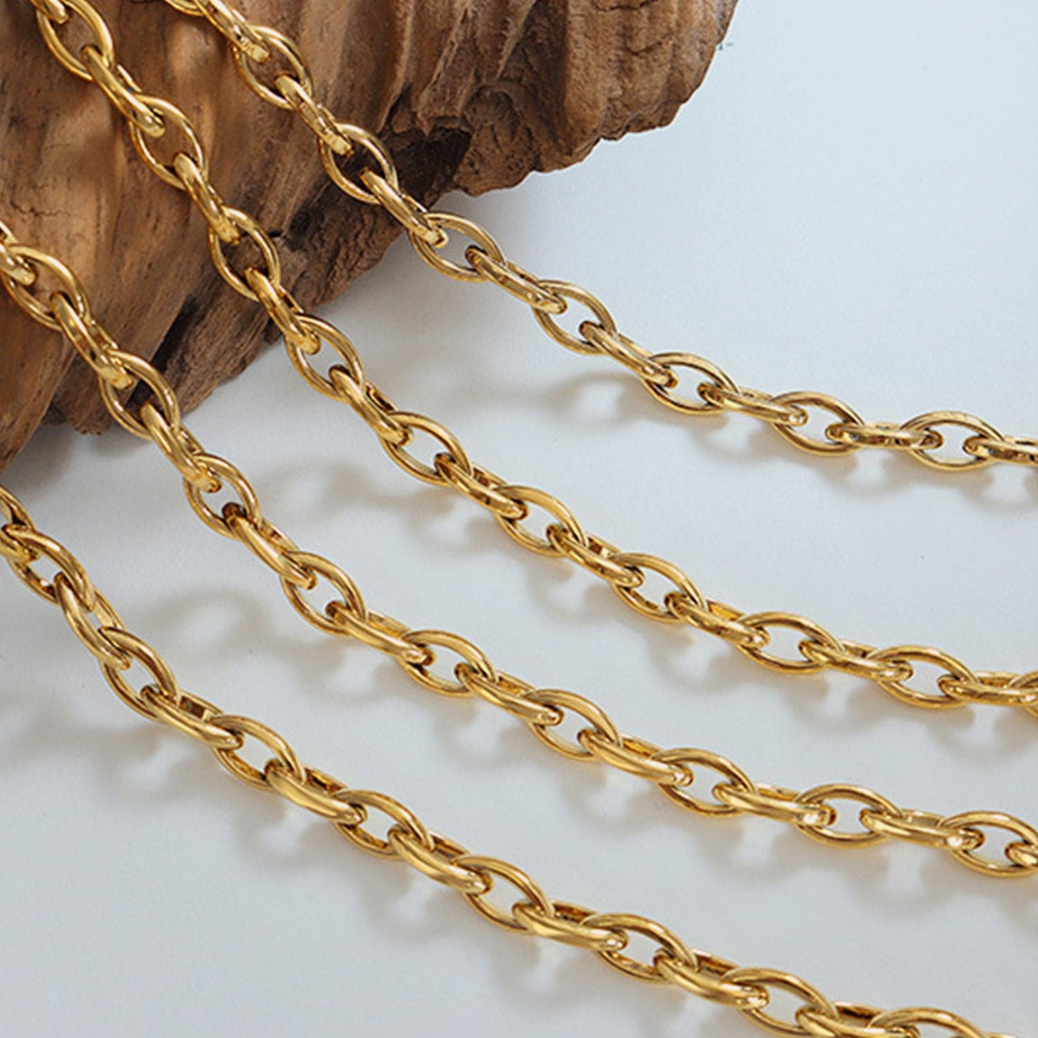 Titanium Steel Chain Necklace.