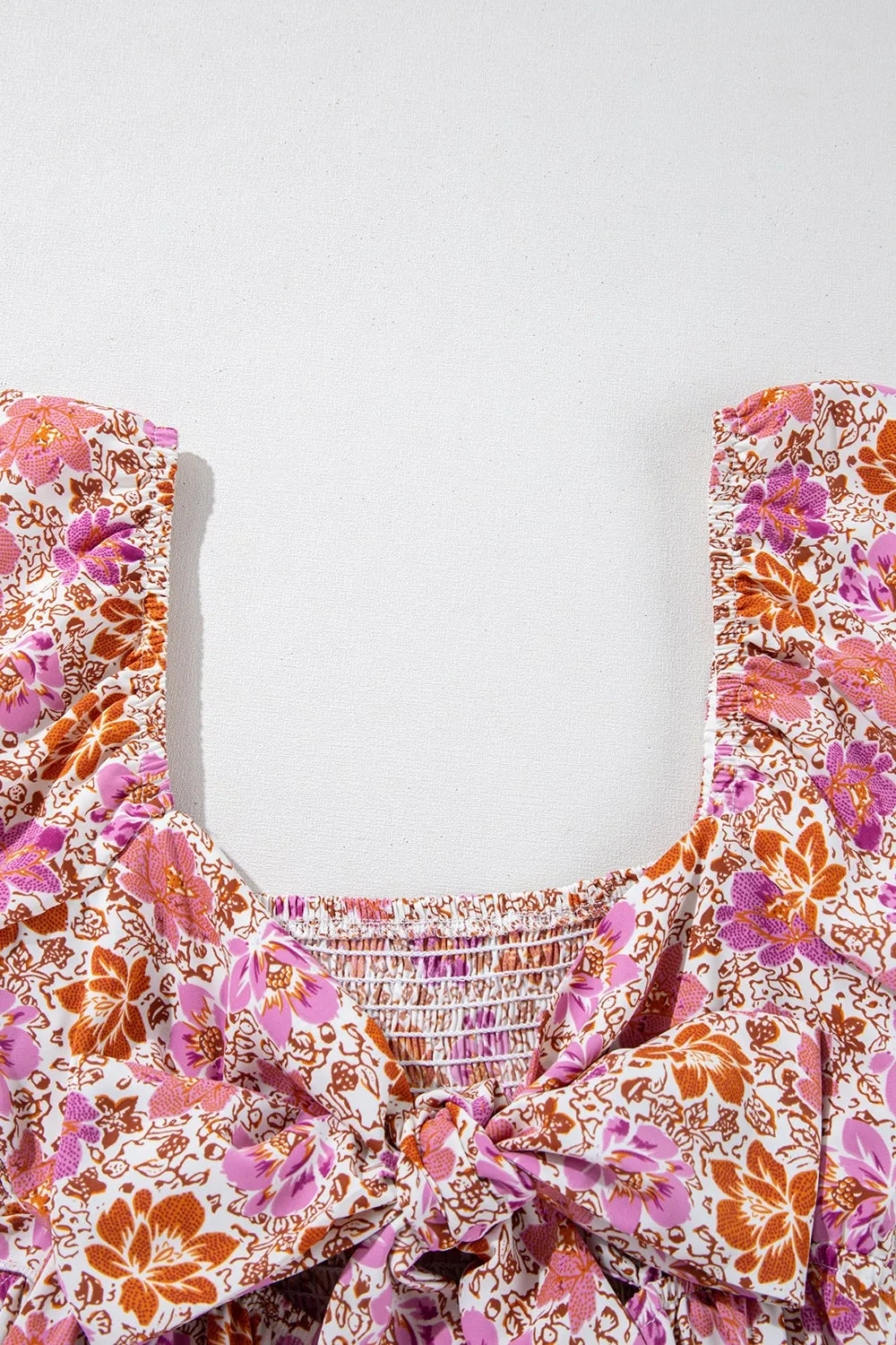 Simply Love: Knotted Ruffle Midi Dress
