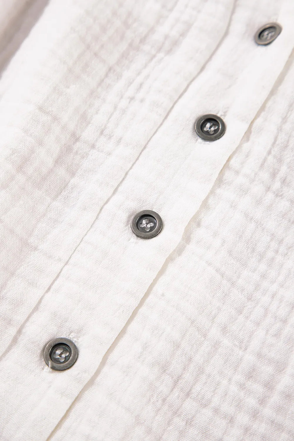 Simply Love: Textured Frayed Blouse