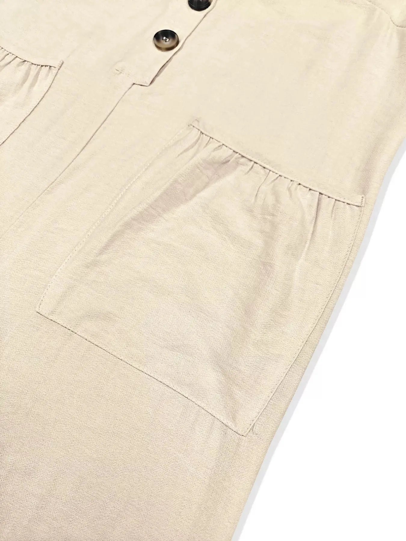 Sleeveless Button Front Wide Leg Jumpsuit Simply Love