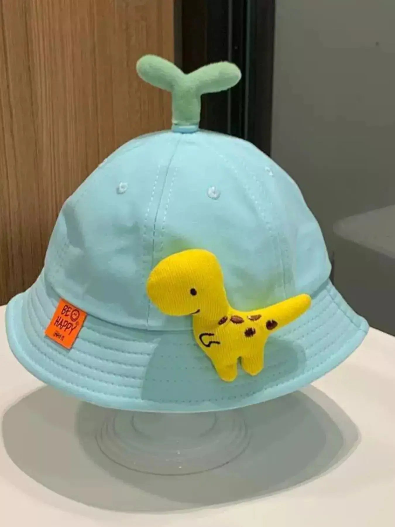Children's Dinosaur & Sprout Decor Bucket Hat Simply Love