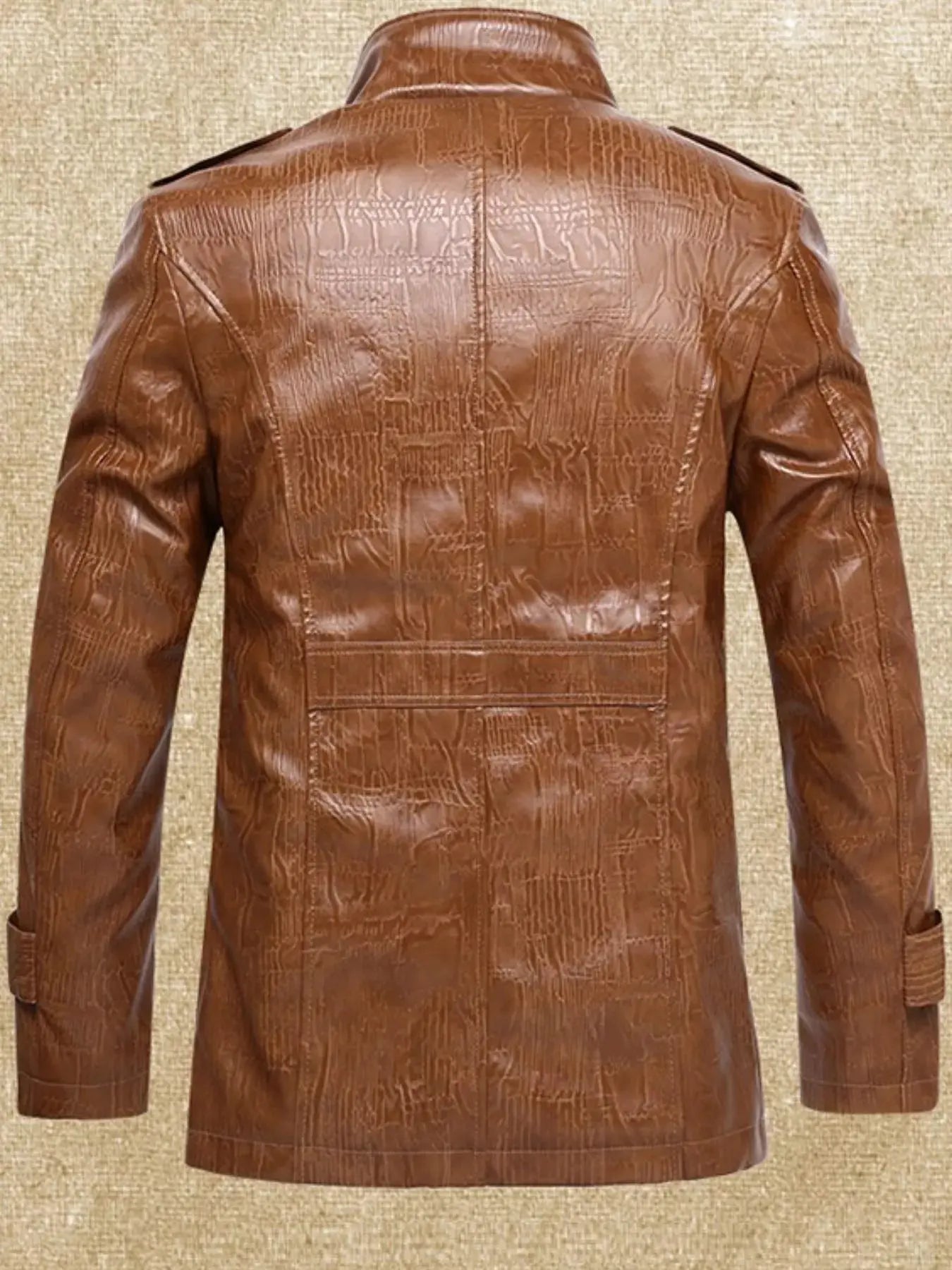 Men's Plus Size Button Up Fleece Lined Coat Simply Love