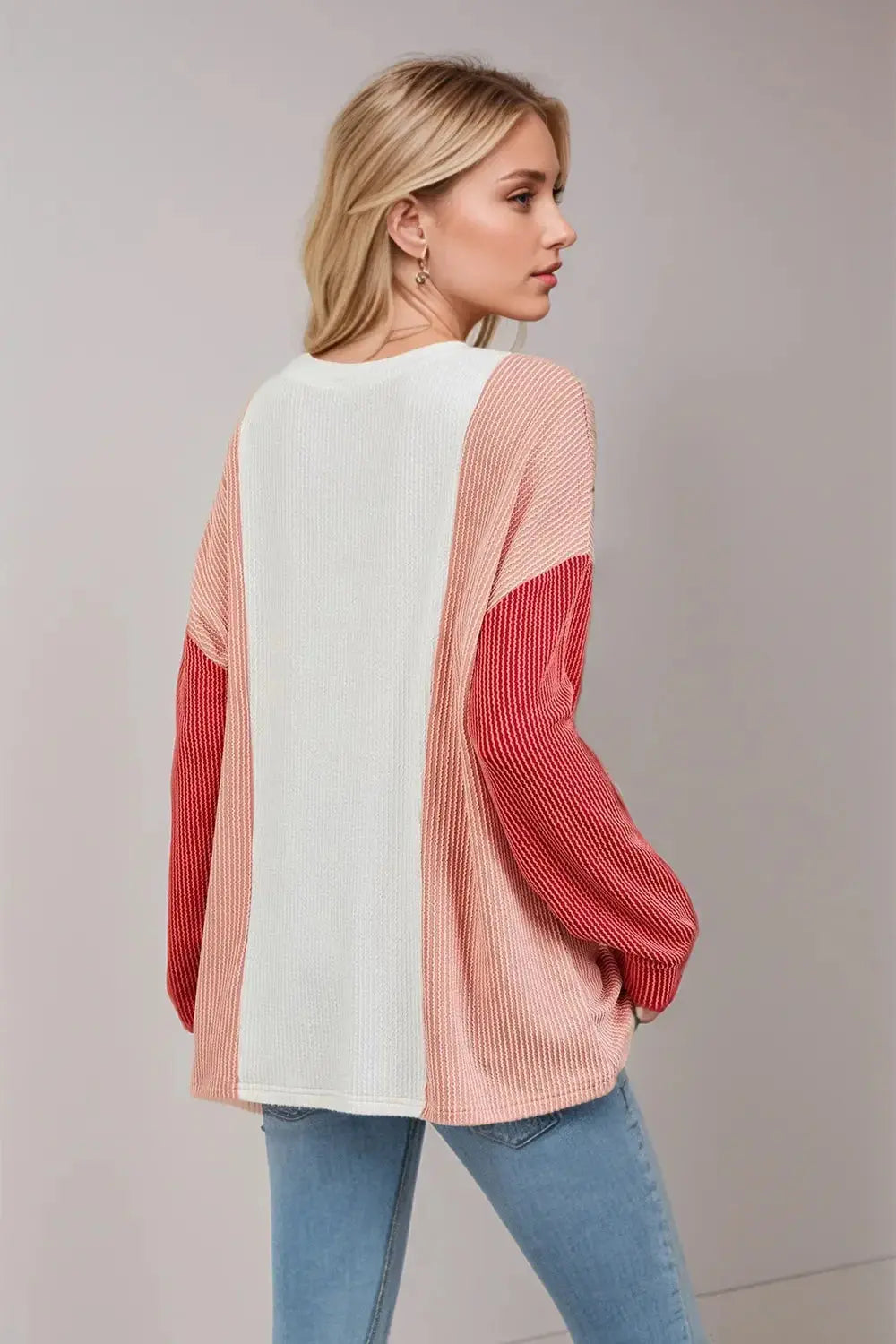 Double Take: Textured Long Sleeve Tee - Love Salve