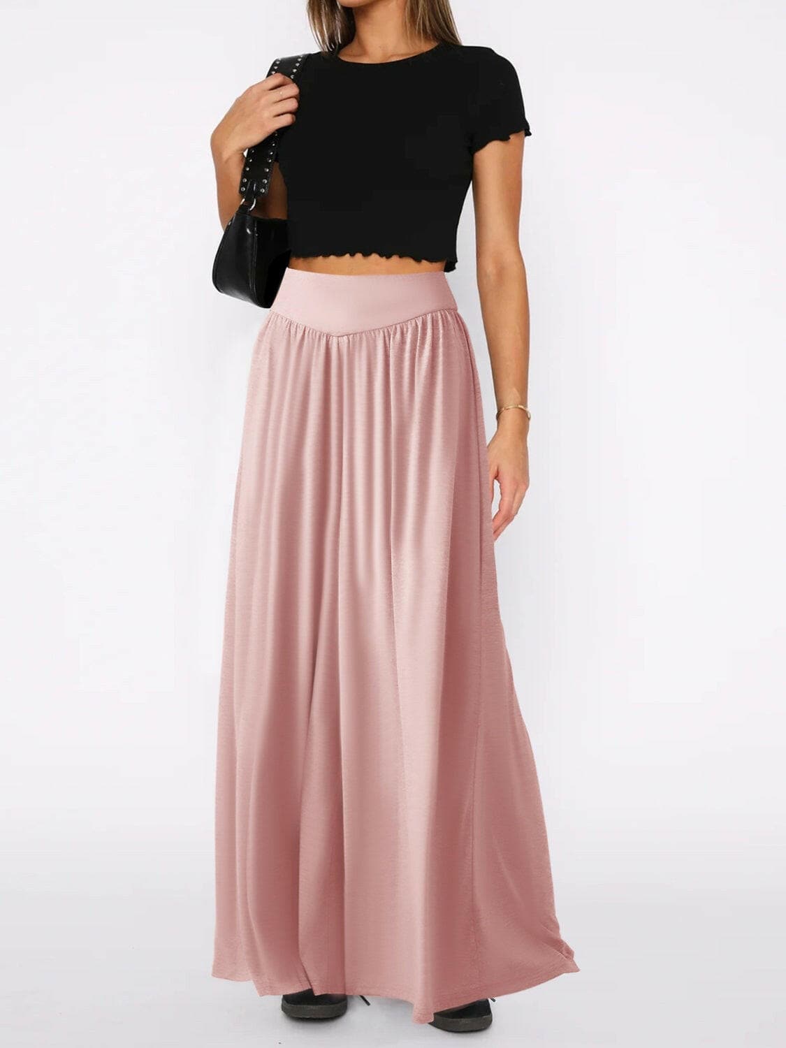 High Waist Wide Leg Pants.