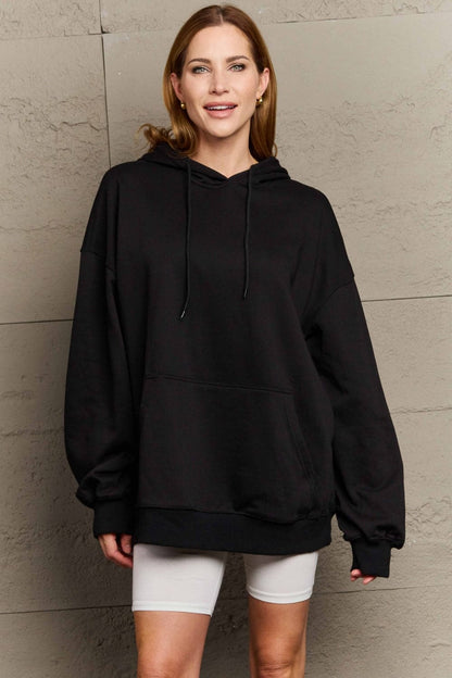 Ultimate comfort long sleeve drawstring hoodie