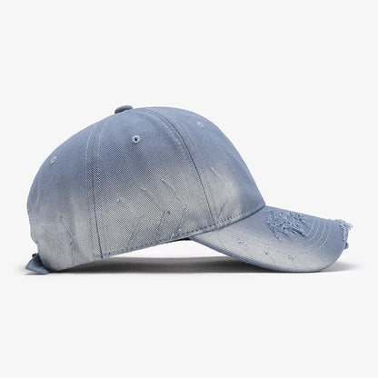 Distressed Adjustable Cotton Hat.