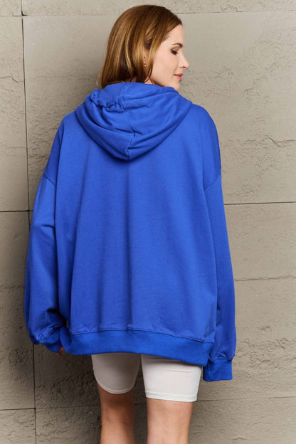 Ultimate comfort long sleeve drawstring hoodie