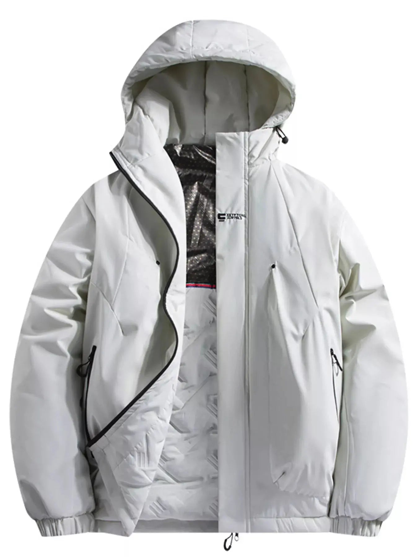 Men's Full Size Hooded Padded Winter Coat Plus Size Simply Love