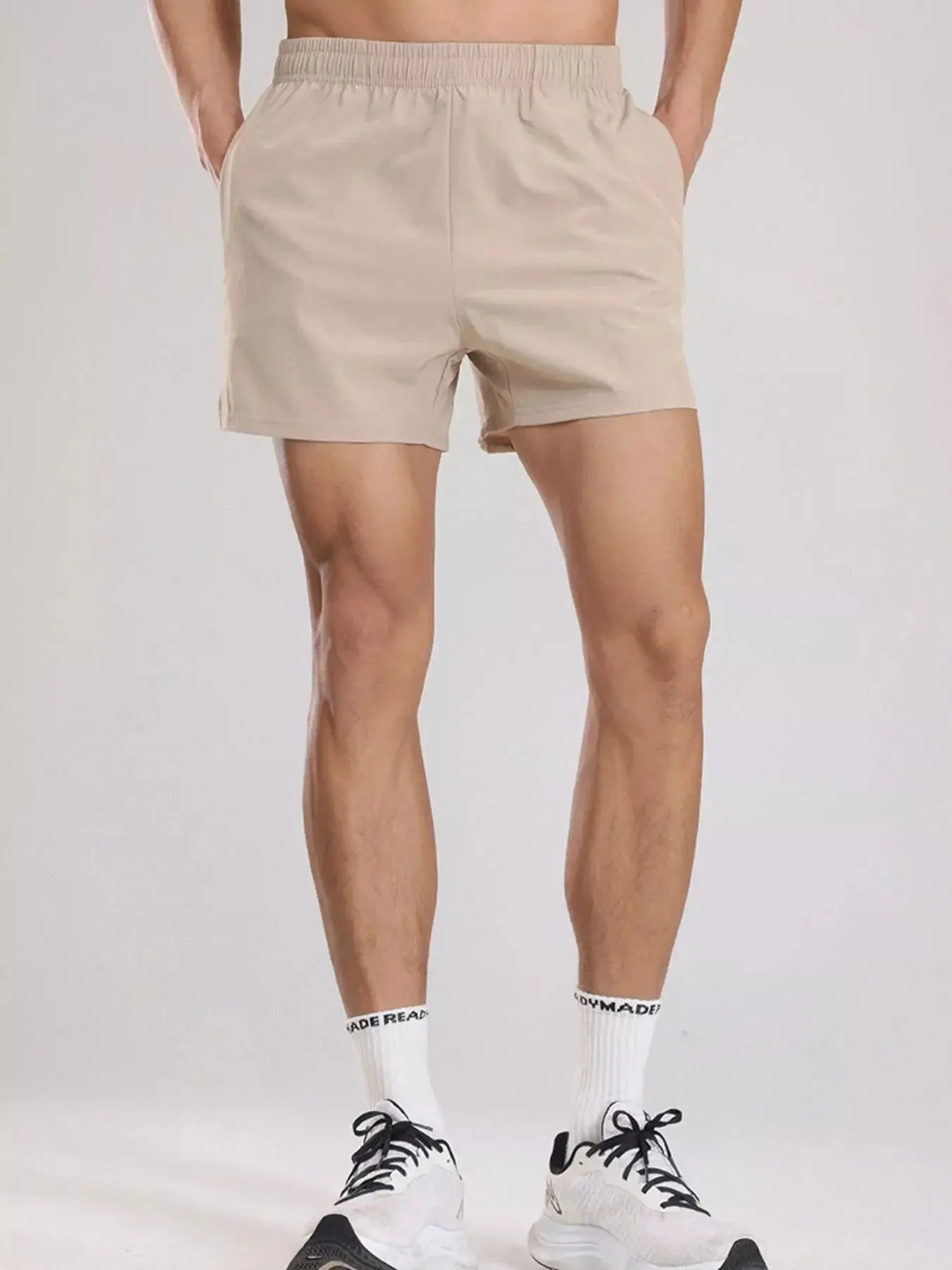 Men's Plus Size Elastic Waist Active Shorts Simply Love