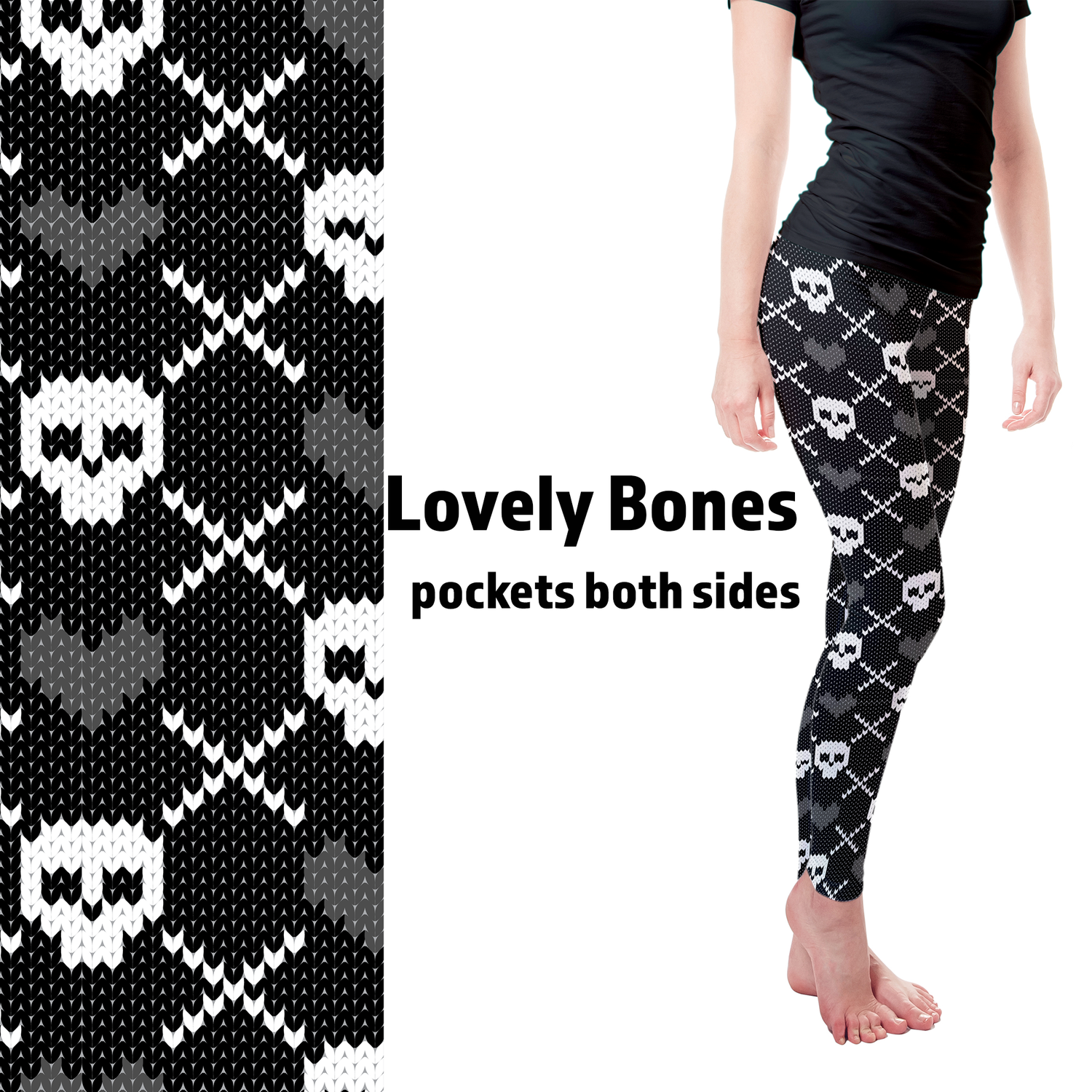Lovely Bones Leggings with Pockets MM