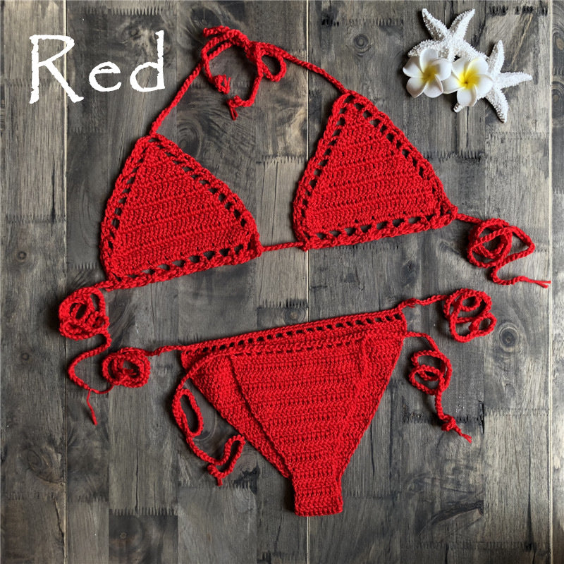 Crochet Bikini Bra Beach Swimsuit Yoga Sports Underwear Bella Mia