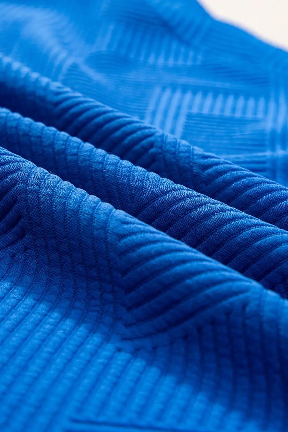 Chic dark blue plus size 2-piece set - Love Salve 