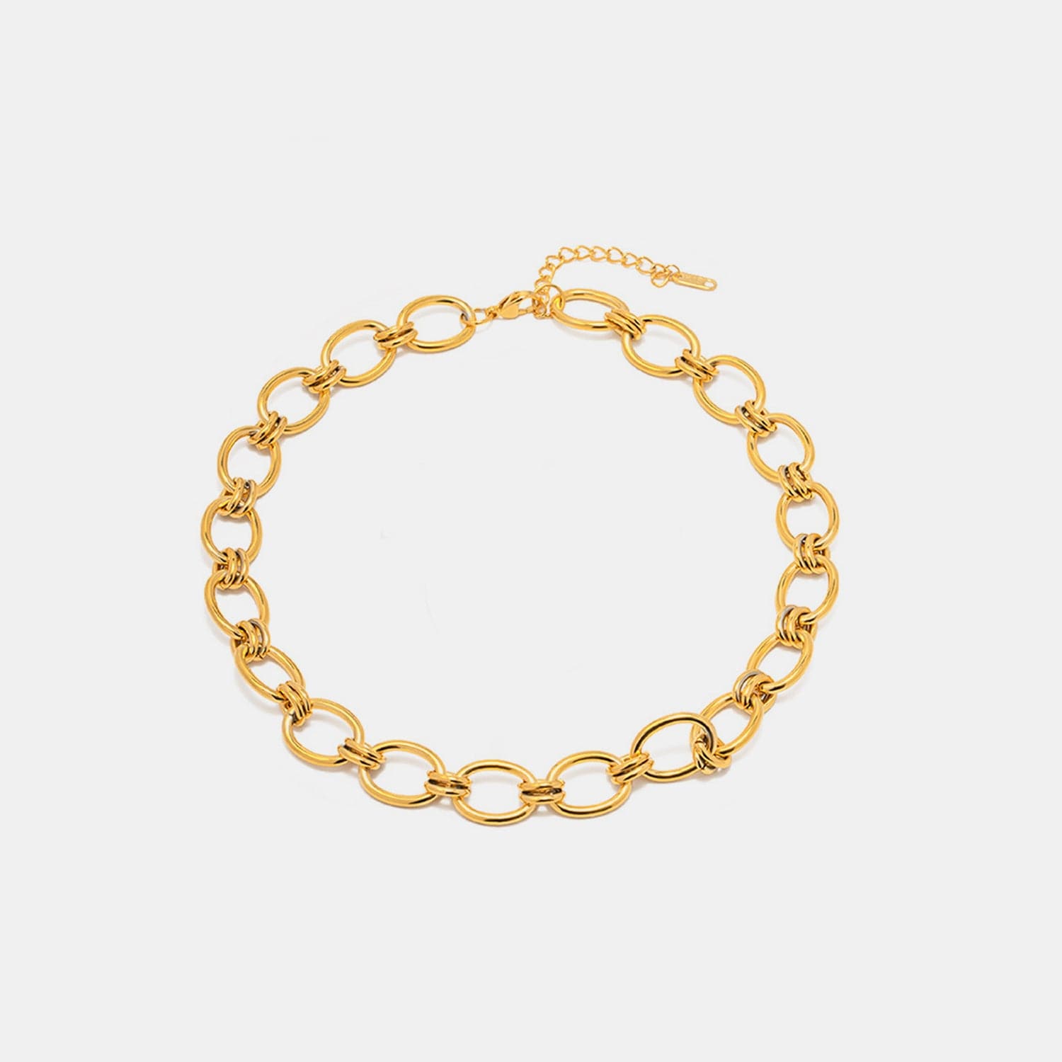 18K Gold-Plated Stainless Steel Necklace.