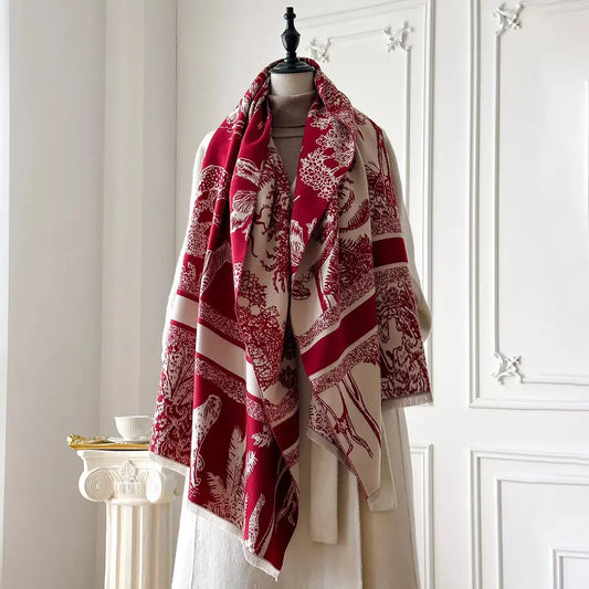 Raw Hem Winter Scarf Simply Love