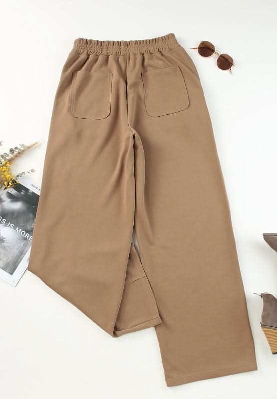 Cozy Pocketed Elastic-Waist Lounge Pants