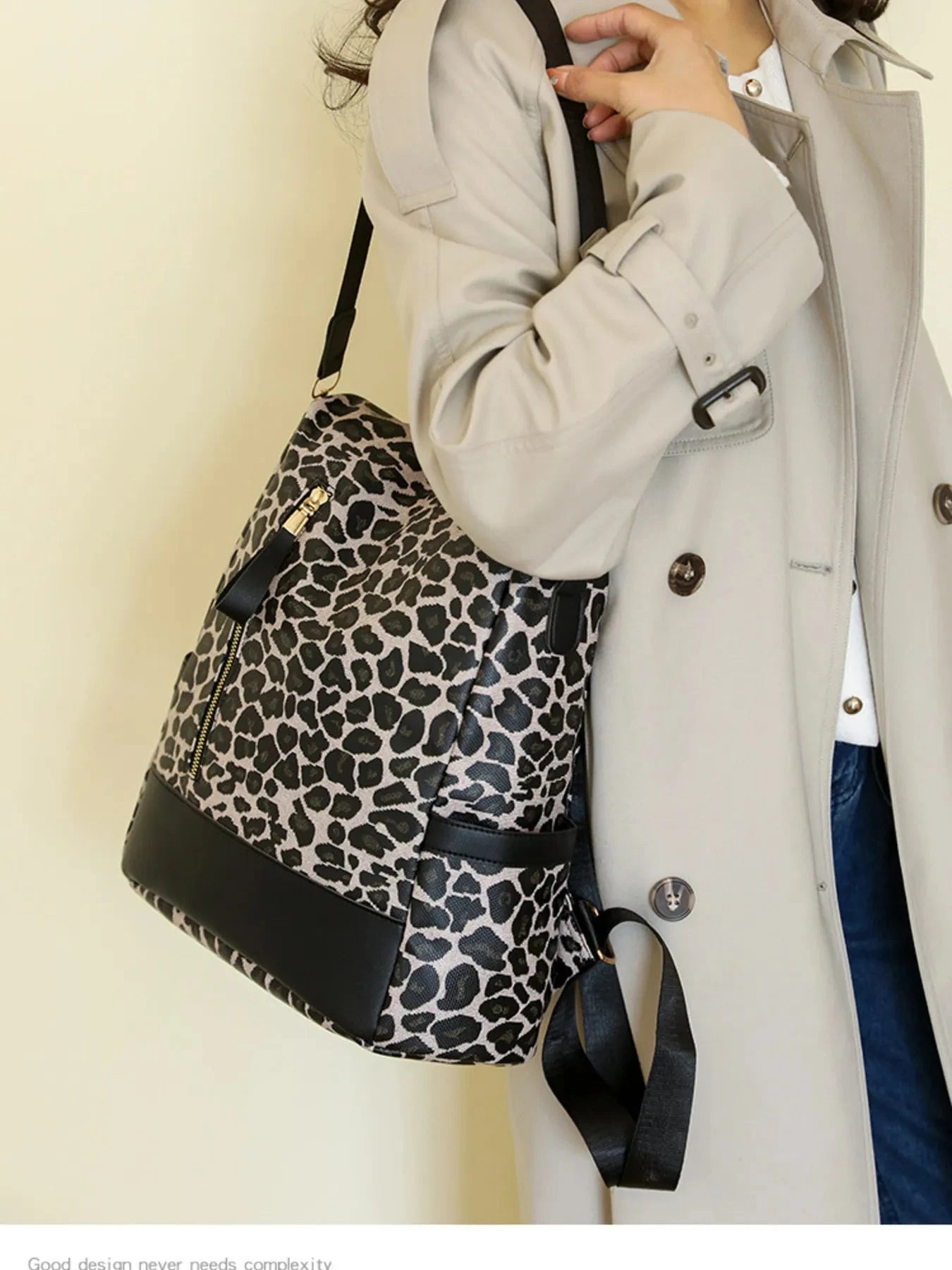 Leopard Print Backpack Bag Coco’s Tee Boutique