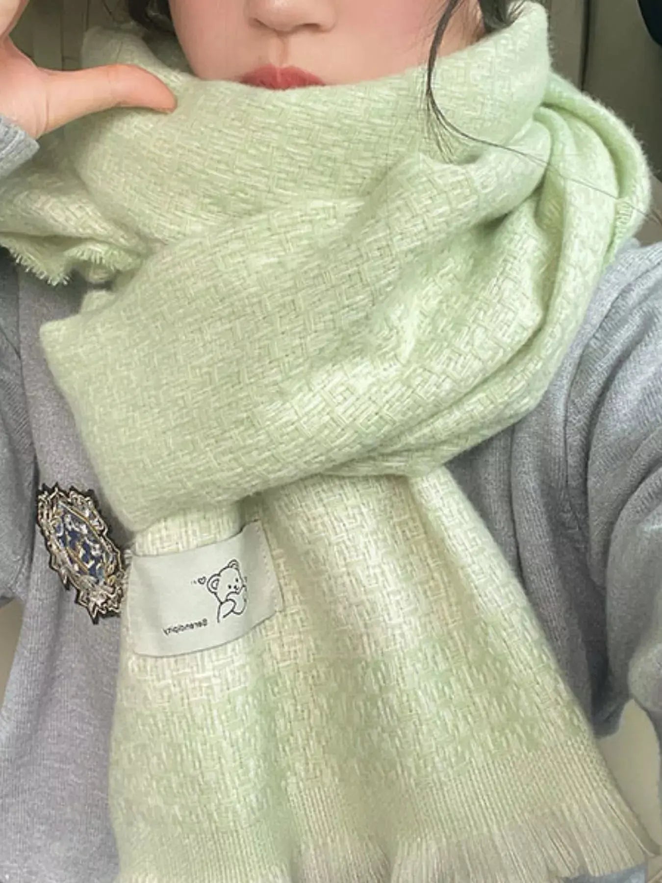 Raw Hem Scarf Simply Love