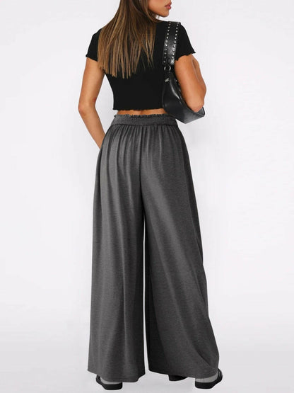 High Waist Wide Leg Pants.