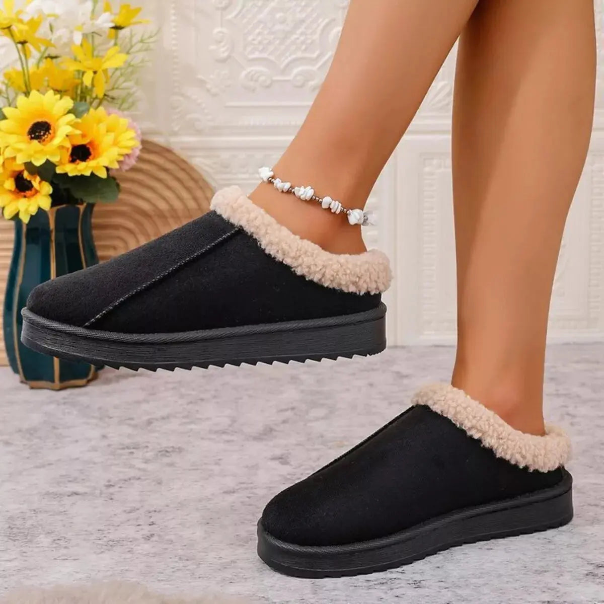 Cozy Plush Lined Clog Slippers Simply Love