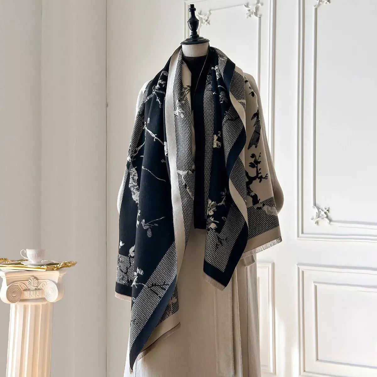 Raw Hem Winter Scarf Simply Love