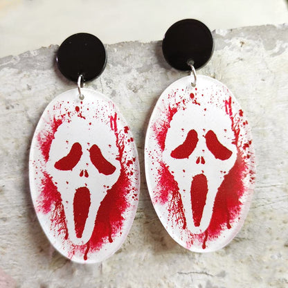 Spooky Chic Acrylic Earrings