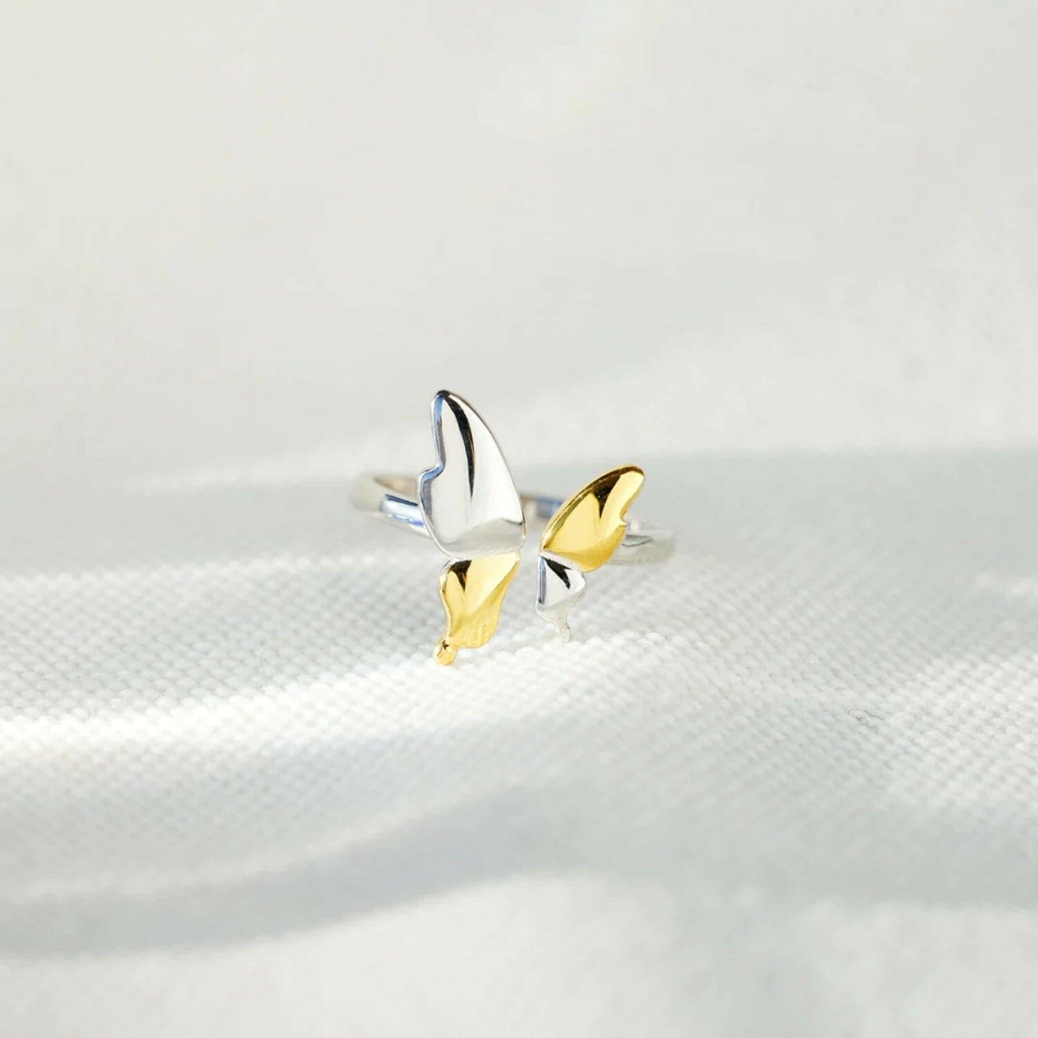 925 Sterling Silver Butterfly Ring - Love Salve