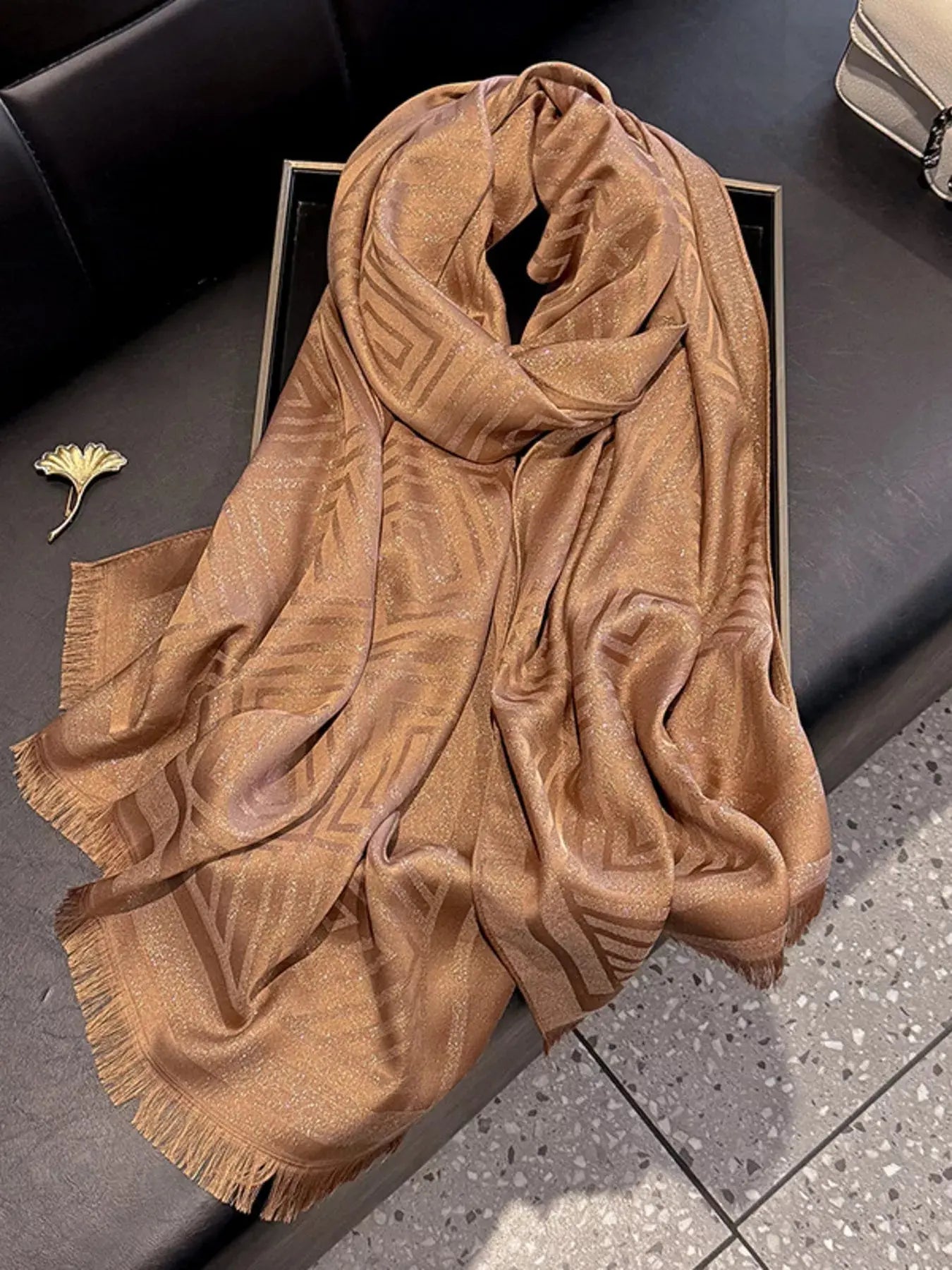 Raw Hem Lightweight Scarf Simply Love