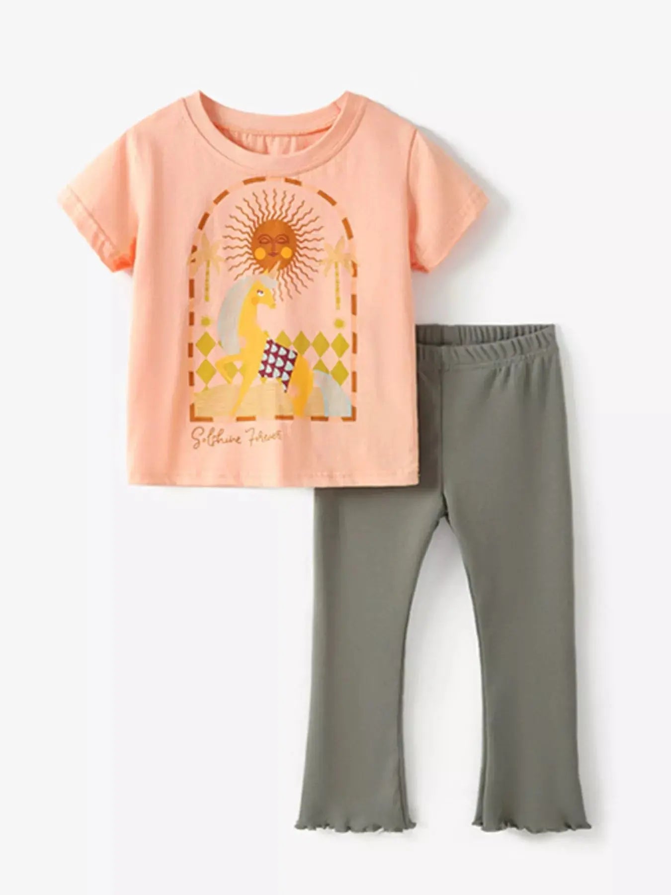 Children's Graphic Tee & Pants Set Simply Love