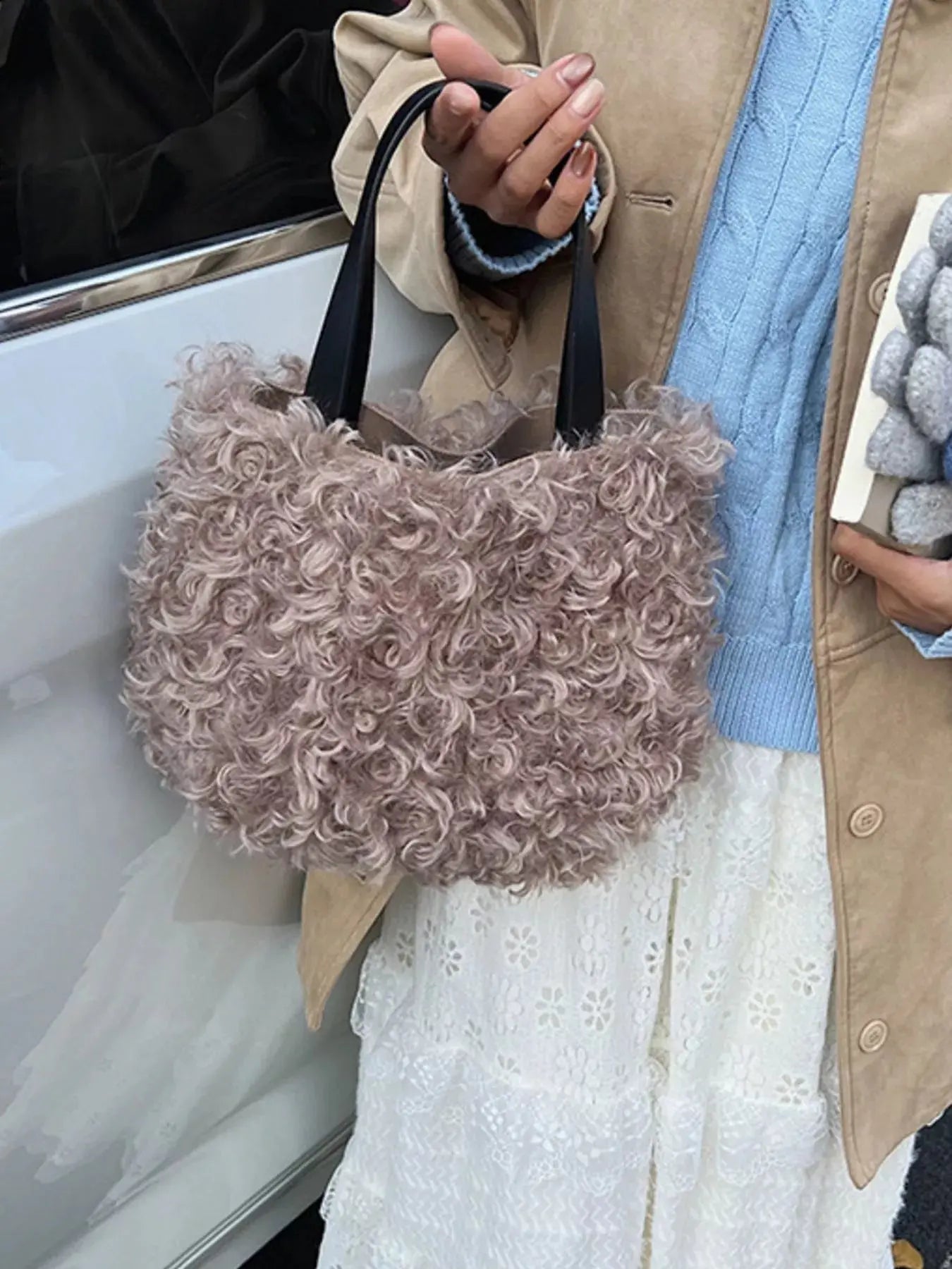 Lightweight Fluffy Handbag Simply Love