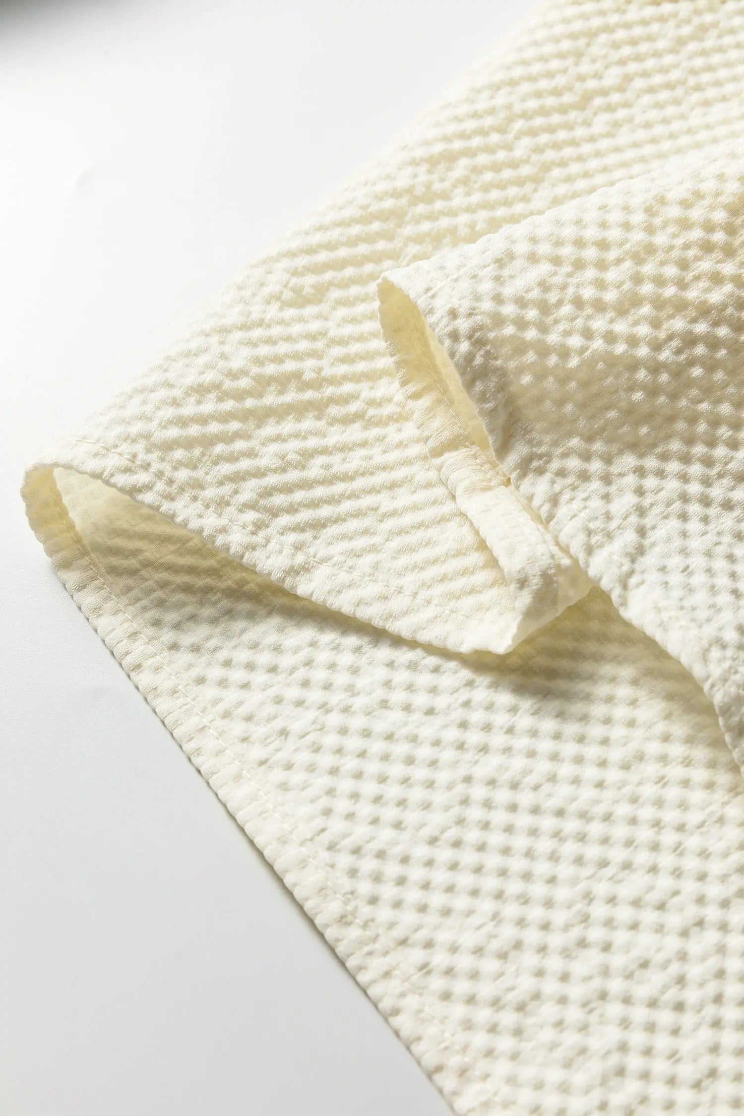 Jet Stream Color Block Patchwork V Neck Textured Long Sleeve Blouse Dear-Lover Dropshipping