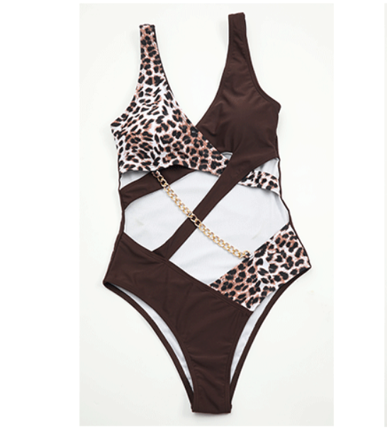 Swimsuit Leopard Print Sexy Siamese Swimsuit Bella Mia