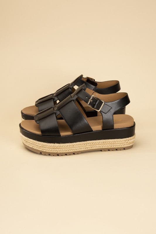 MCLEAN-S Espadrille Gladiator Sandals.