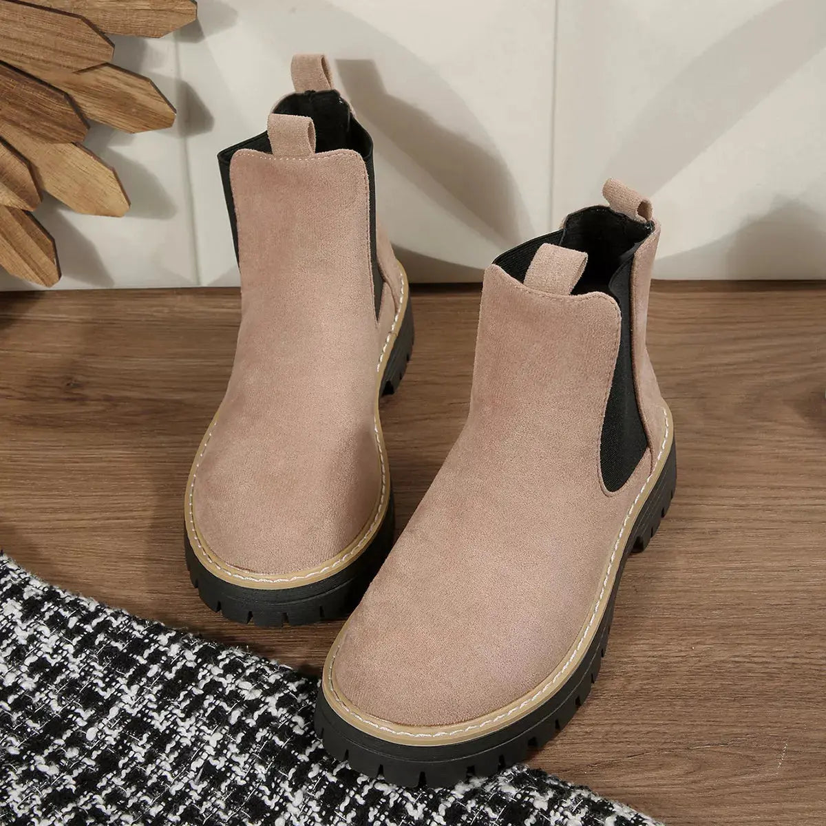 Round Toe Ankle Boots Simply Love