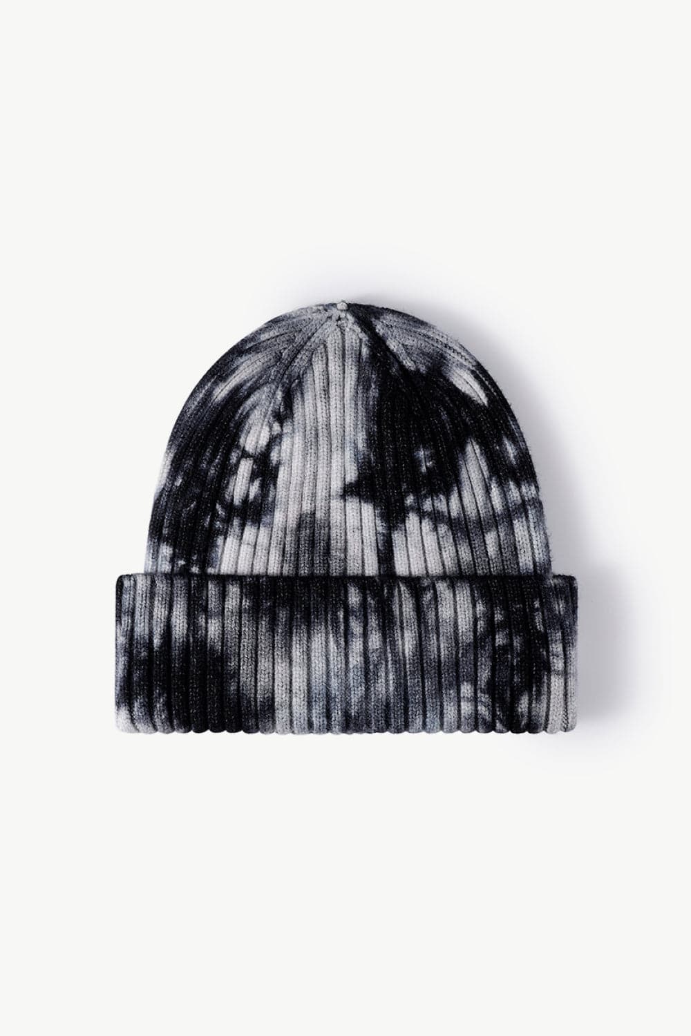 Tie-Dye Ribbed Cuffed Beanie.