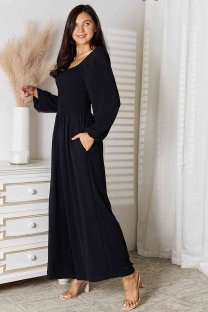 Double Take: Square Neck Jumpsuit w/Pockets